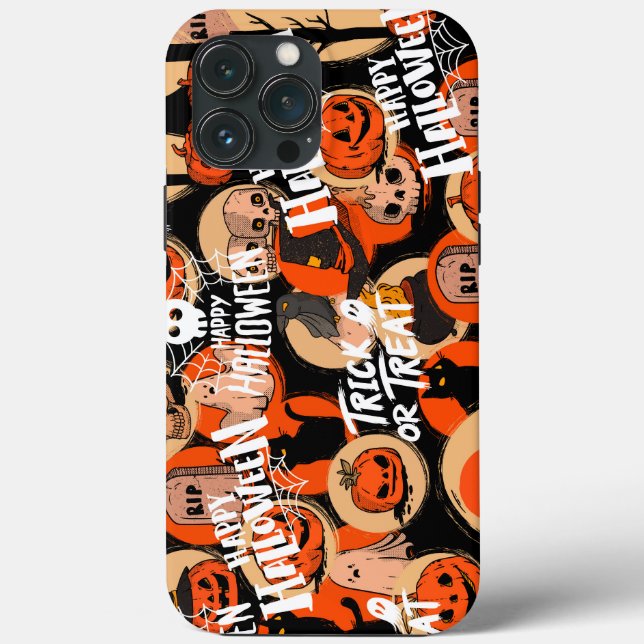 Coques Case-Mate iPhone  Cute & Scary Halloween Spooky vibes  (Verso)