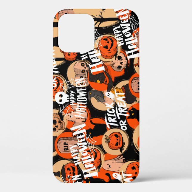 Coques Case-Mate iPhone  Cute & Scary Halloween Spooky vibes  (Verso)