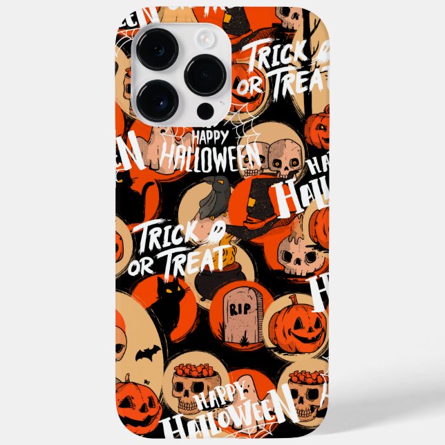 Coques Case-Mate iPhone  Cute & Scary Halloween Spooky vibes  (Verso)
