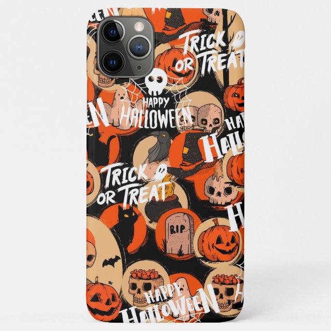 Coques Case-Mate iPhone  Cute & Scary Halloween Spooky vibes  (Dos)
