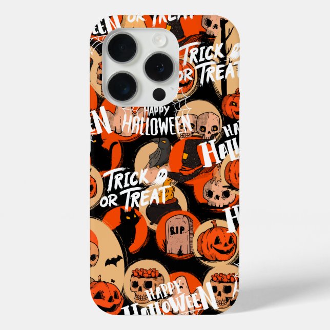 Coques Case-Mate iPhone  Cute & Scary Halloween Spooky vibes  (Verso)