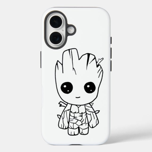 Coques Case-Mate iPhone Cute Tree Cartoon Character | Adorable Chibi Natur (Verso)
