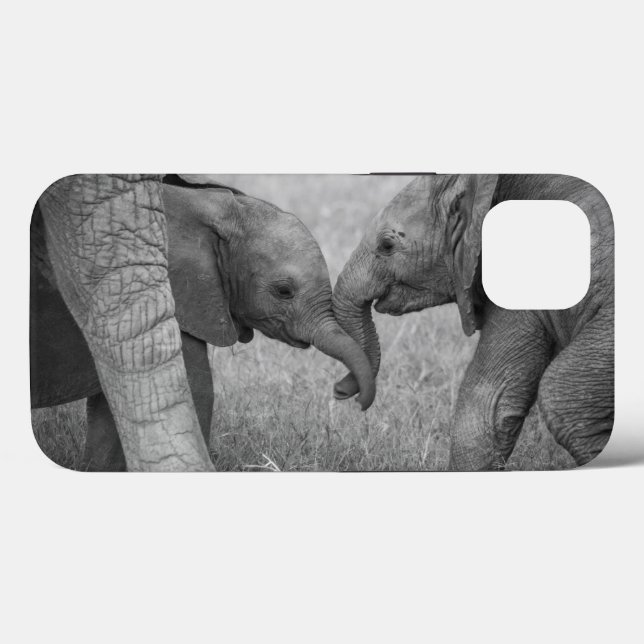 Coques Case-Mate iPhone Cutest Baby Animals | Baby Elephants Greeting (Verso (horizontal))