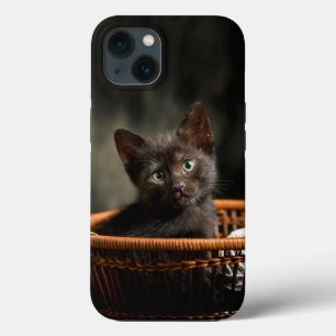 Case-Mate iPhone Case Cutest Baby Animals Kitten in Basket