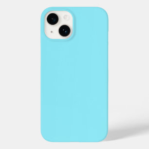 Coque Pour iPhone 14 Cyan Abstrait Arrière - plan