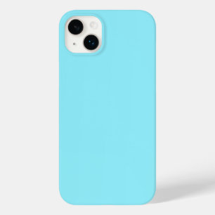 Coque Pour iPhone 14 Plus Cyan Abstrait Arrière - plan