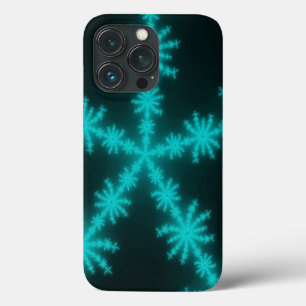 Case-Mate iPhone Case Cyan Snowflake Fractal