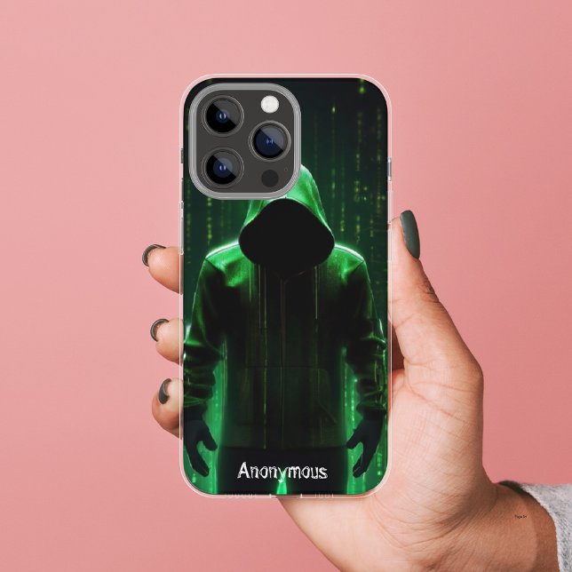 Coques Case-Mate iPhone Cyberpunk Hacker personnalisé Dark Tech Matrix Sty (Créateur téléchargé)