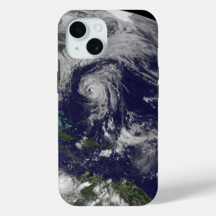 Coque Pour iPhone 15 Cyclones Tropicaux Katia, Lee, Maria Et Nate.
