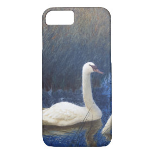 Case-Mate iPhone Case Cygnes en roseaux, Bruno Liljefors