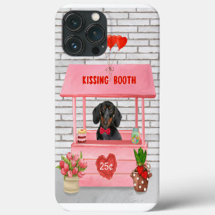 Case-Mate iPhone Case Dachshund Chien Valentine's Day Kissing Booth