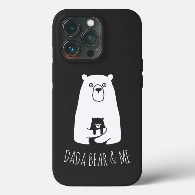 Coques Case-Mate iPhone DADA BEAR & ME | Papa Enfants Fils Fils Ours Dada (Verso)