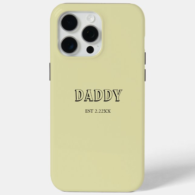 Coques Case-Mate iPhone Daddy Est custom iPhone / iPad case (Verso)