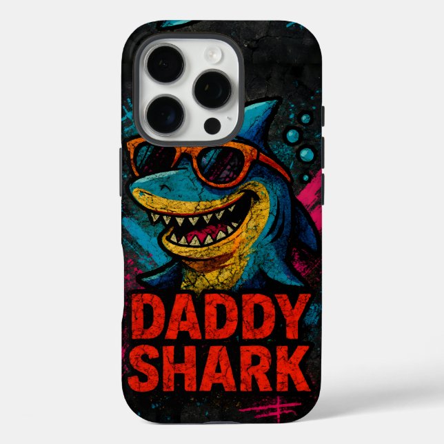 Coques Case-Mate iPhone Daddy Shark Fêtes des pères cadeaux (Verso)