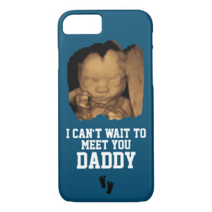 Case-Mate iPhone Case Daddy Sonogramme Photo Bleu