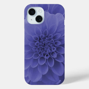 Coque Pour iPhone 15 Dahlia bleu