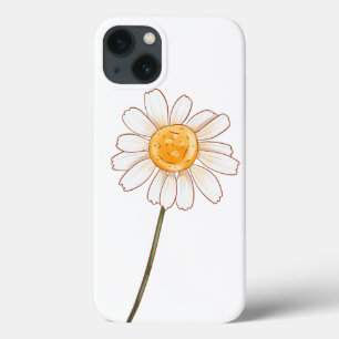 Case-Mate iPhone Case Daisy - Illustration Fleur sauvage rustique