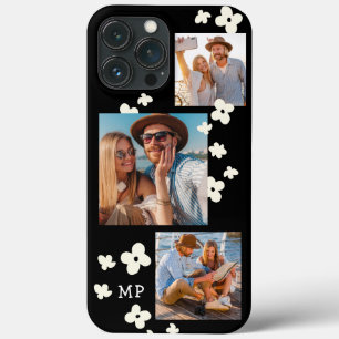 Case-Mate iPhone Case Daisy Monogramme 3 Photos Montage Branché Moderne 