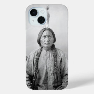 Coque Pour iPhone 15 Dakota Leader assis Bull Amérindien