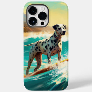 Coque Pour Pour iPhone 14 Pro Max Dalmation Plage Surf Peinture