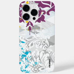 Coque Pour Pour iPhone 14 Pro Max Damas et lustres sur la conception triangulaire Ab