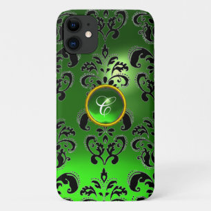 Case-Mate iPhone Case DAMASK GEM MONOGRAM Emerald Green