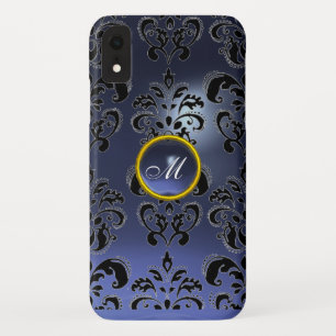 Etui iPhone Case-Mate DAMASK GEM MONOGRAM violet foncé