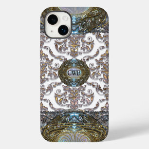 Coque Pour iPhone 14 Plus Damask Veyla Baroque