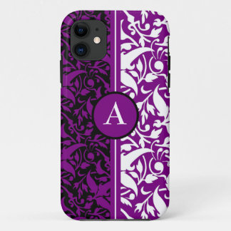 Coque Case-Mate Pour iPhone damassé de monogramme