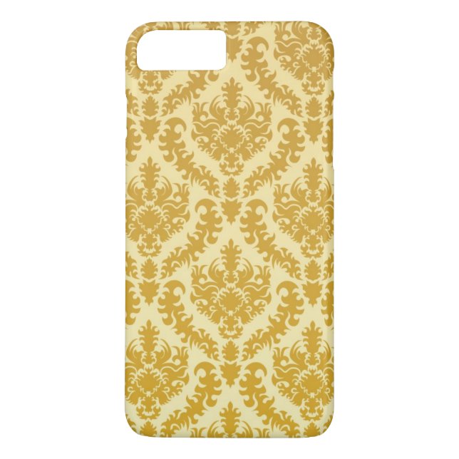 Coques Case-Mate iPhone Damassé d'or (Dos)