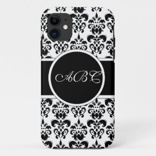 Case-Mate iPhone Case damassé noir