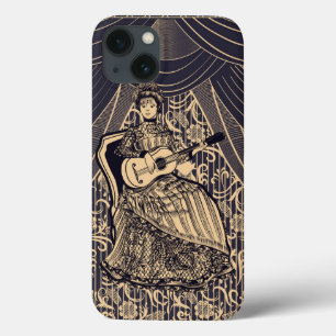 Case-Mate iPhone Case Dame avec guitare