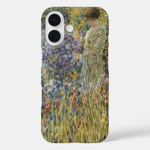 Coques iPhone 16 Dame dans un jardin de Frederick Frieseke, Beaux-a