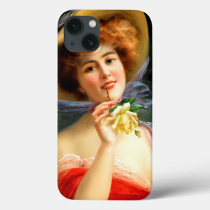 Etui iPhone 13 Dame tombée en rouge