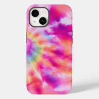 Dames ou Filles Motif Tie Dye rose