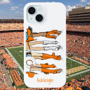 Coque Pour iPhone 15 Dames personnalisées du Tennessee / Bottes orange