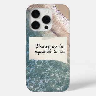 Coque iPhone 15 Pro Dance of Life Waves Téléphone Case