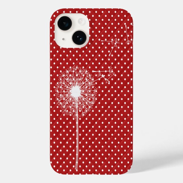 Coques Case-Mate iPhone Dandelion Sur Les Pois Qultés (Verso)
