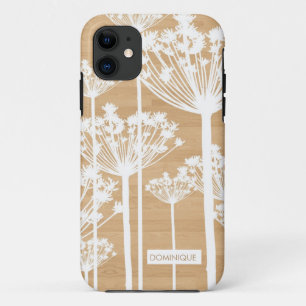 Case-Mate iPhone Case Dandelions blancs sur Bois Motif iPhone 5s boîtier