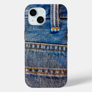 Coque Pour iPhone 15 Dans Denim