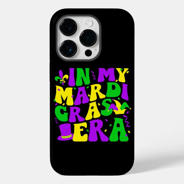 Coques Case-Mate iPhone Dans My Mardi Gras Era Funny Festival Retro Carniv (Verso)