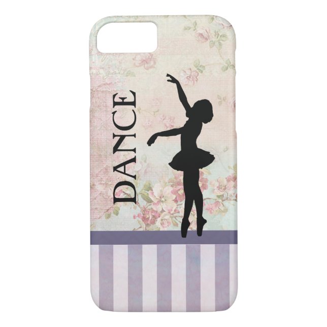 Coques Case-Mate iPhone Danse - Ballerina Silhouette sur Arrière - plan Vi (Dos)