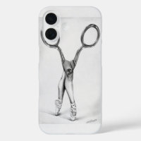 Danse ballet Ciseaux Ballerina Dessin surréaliste