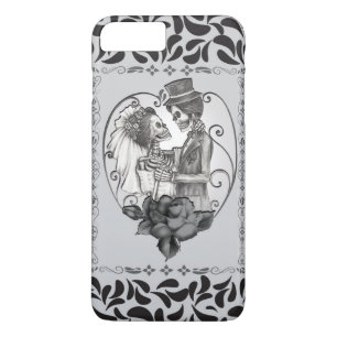 Case-Mate iPhone Case Danse de mariage d'un couple amoureux squelettique