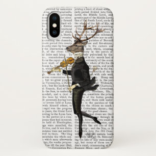 Coque iPhone X Danse du cerf avec violon
