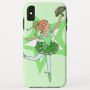 Etui iPhone Case-Mate Danseur danseuse ballerine rouge cheveux vert
