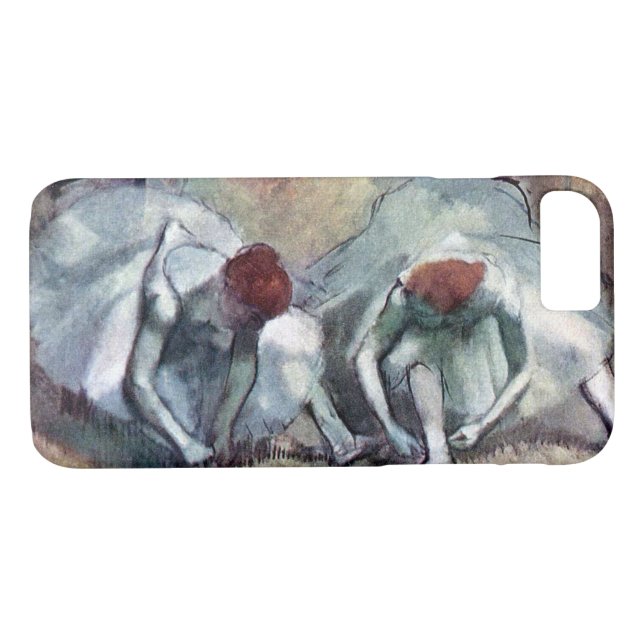 Coques Case-Mate iPhone Danseurs Jouant Leurs Chaussures, Edgar Degas (Dos (Horizontal))