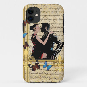 Coque iPhone 11 Danseurs vintages de tango.