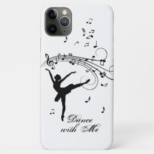 Case-Mate iPhone Case Danseuse de ballet dansant avec des notes de musiq