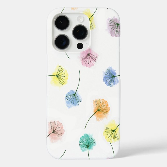 Coques Case-Mate iPhone Dansons | Motif floral aquarelle (Verso)